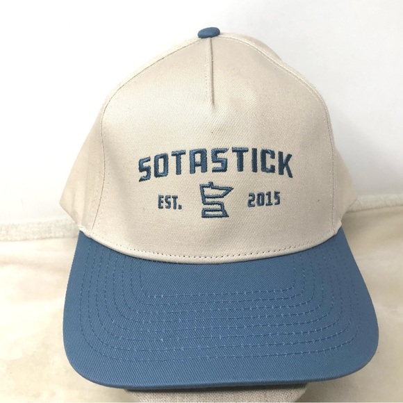 Sotastick Other - SOTASTICK Five Panel Snapback Hat Cap Minnesota Cotton Twill Blue Adjustable